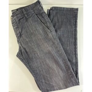 Vince Jeans Womens Size 32 Gray Wash Straight Casual‎ Stretch USA Office Preppy